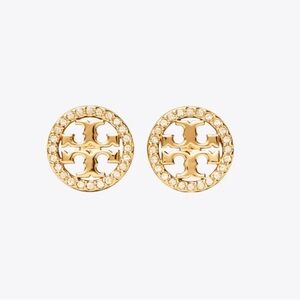 🫦Host Pick🪸Tory‎ Burch Miller Pave Stud Earrings